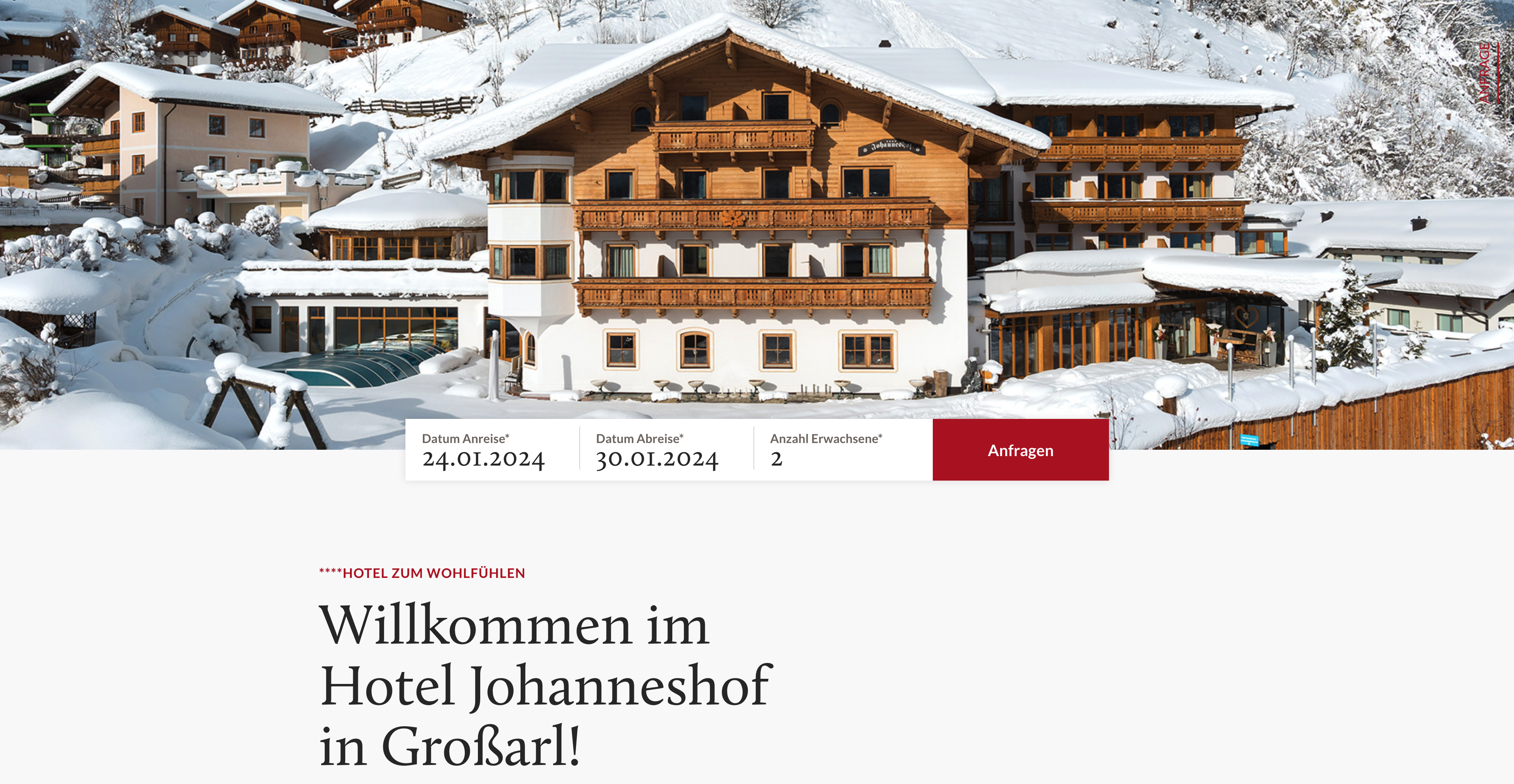Projekte Hotel Johanneshof Grossarl